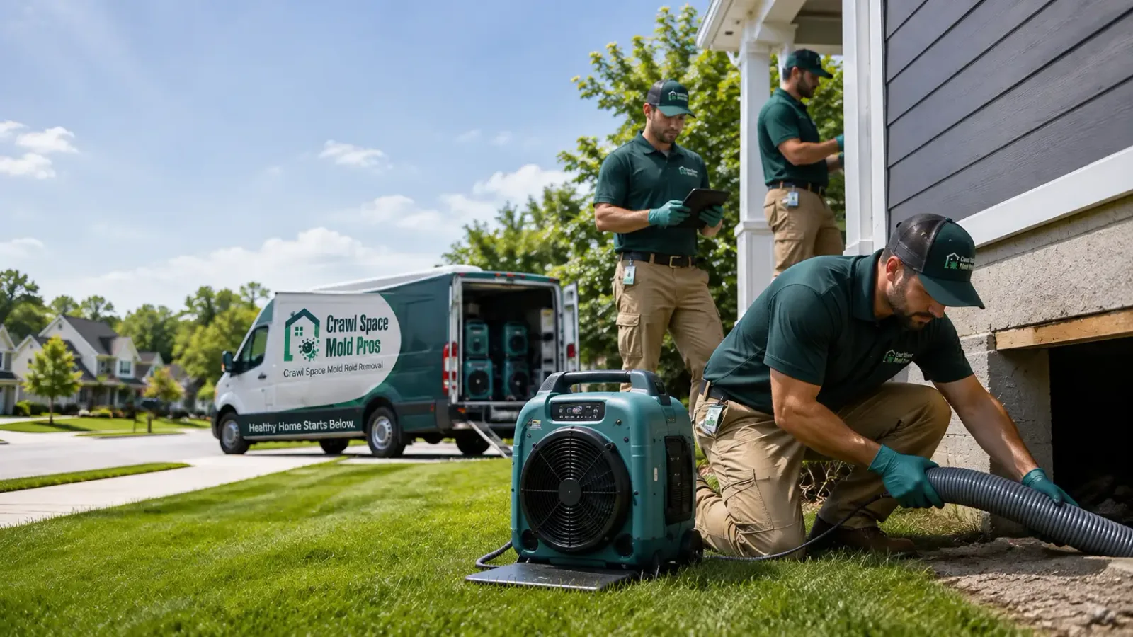 Crawl Space Mold Removal in Bloomington, TX